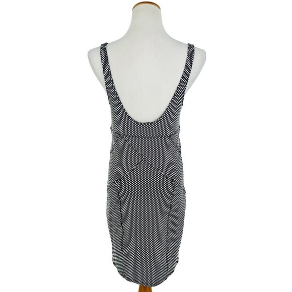 Free People Intimately Sexy Black & White Polka Dot Bodycon Mini Dress - Picture 9 of 16